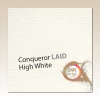 Conqueror LAID Letterheads - Textured