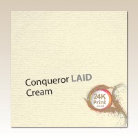 Conqueror LAID Letterheads - Textured