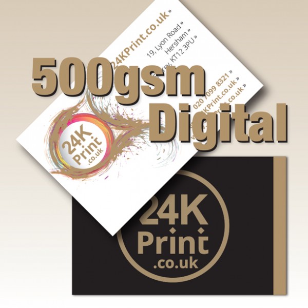 500gsm Digitally Printed Business Cards